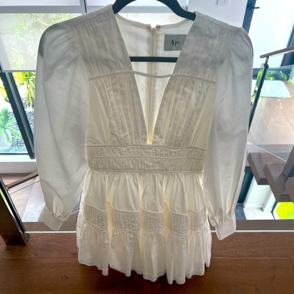 Aje Fallingwater Ruched Mini Dress Dresses from Aje, - Picture 3 of 5